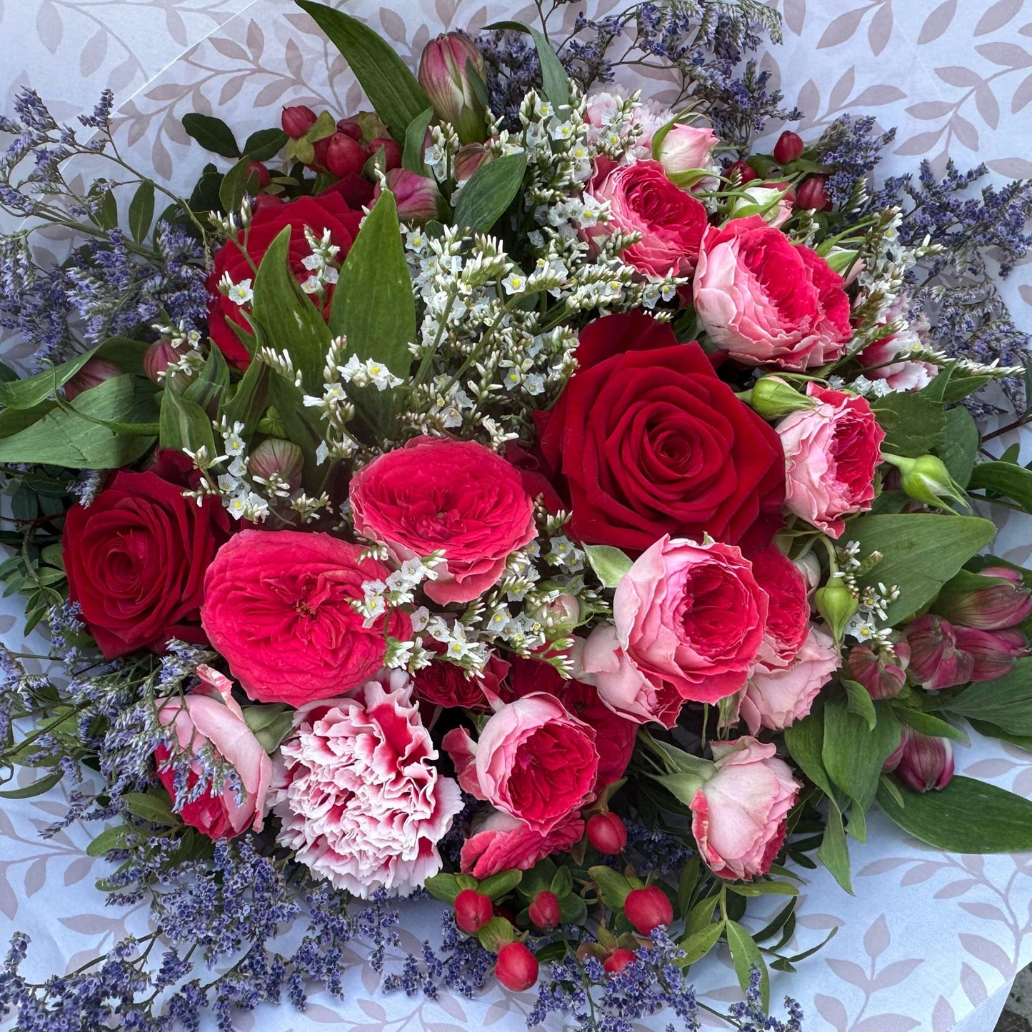 bouquet rouge