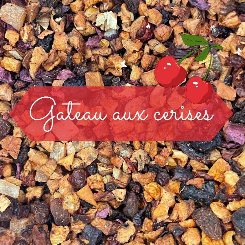 thé gâteau aux cerises