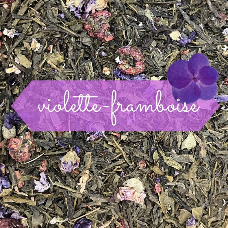 thé violette framboise