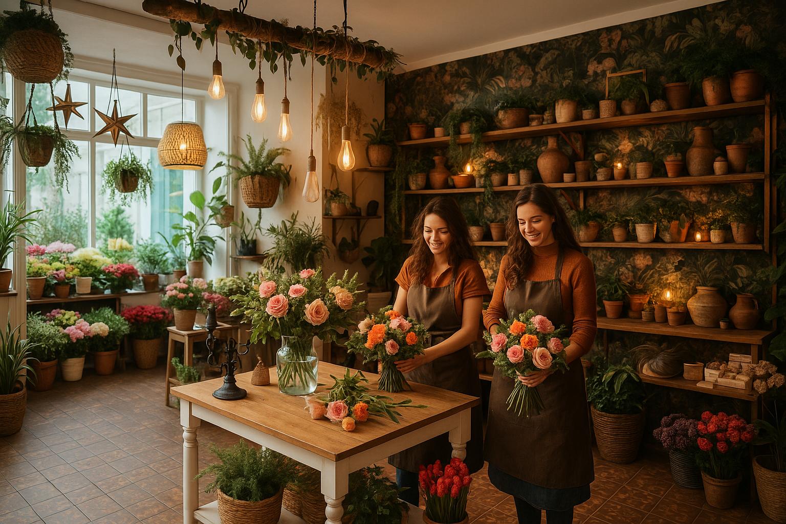 intérieur anémone & capucine